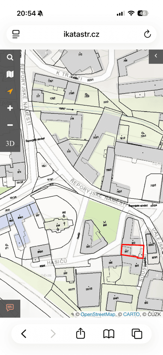 plot for sale, 196 m², Řeporyjské náměstí, Prague, Prague plot for sale, 196 m², Řeporyjské náměstí, Prague, Prague
