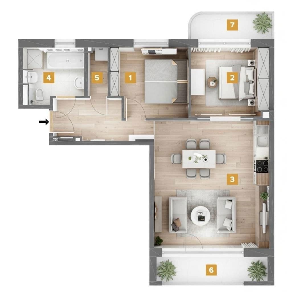 3 bedroom flat for sale, 72 m², Hohenstaufenstraße 9, Berlin, Berlin 3 bedroom flat for sale, 72 m², Hohenstaufenstraße 9, Berlin, Berlin