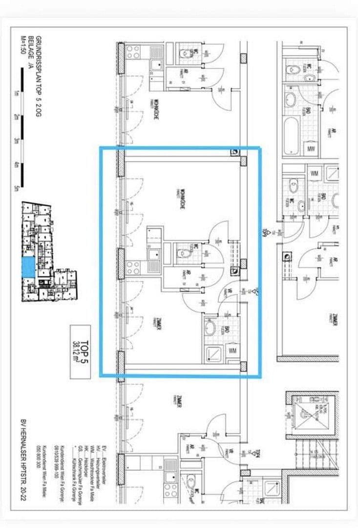 2 bedroom flat to rent, 40 m², Hernalser Hauptstraße 22, Wien, Vienna 2 bedroom flat to rent, 40 m², Hernalser Hauptstraße 22, Wien, Vienna