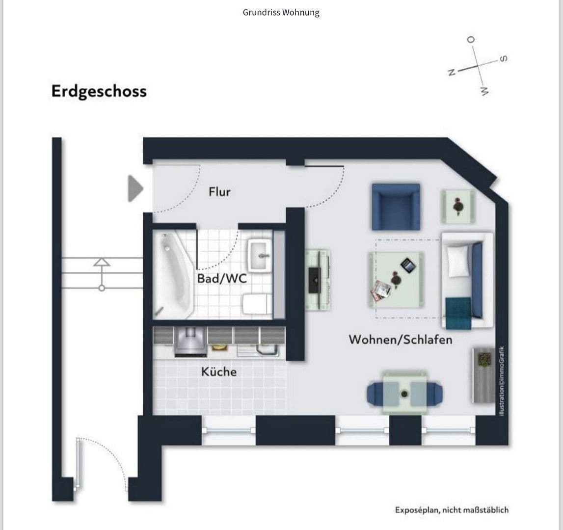 1 bedroom flat to rent, 26 m², Johannes-Kirsch Straße 19, Magdeburg, Saxony-Anhalt 1 bedroom flat to rent, 26 m², Johannes-Kirsch Straße 19, Magdeburg, Saxony-Anhalt