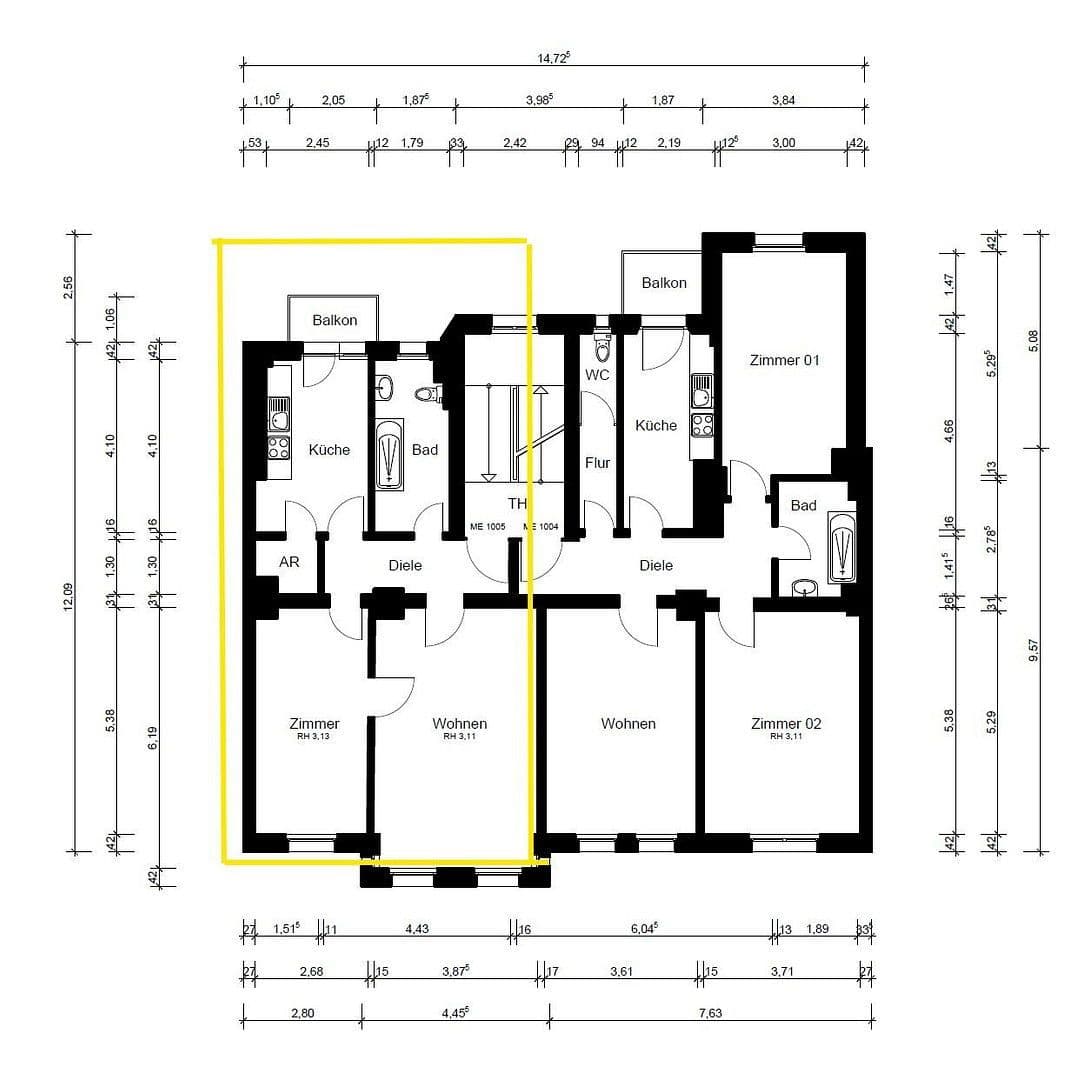 2 bedroom flat for sale, 65 m², Schreyerstraße 16, Nürnberg, Bavaria 2 bedroom flat for sale, 65 m², Schreyerstraße 16, Nürnberg, Bavaria