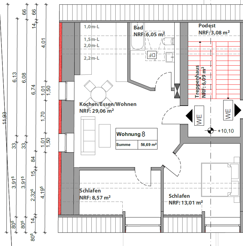 3 bedroom flat to rent, 57 m², Regensburg, Bavaria 3 bedroom flat to rent, 57 m², Regensburg, Bavaria