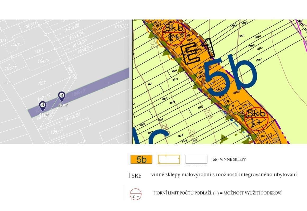 plot for sale, 625 m², Hýsly, Jihomoravský Region plot for sale, 625 m², Hýsly, Jihomoravský Region