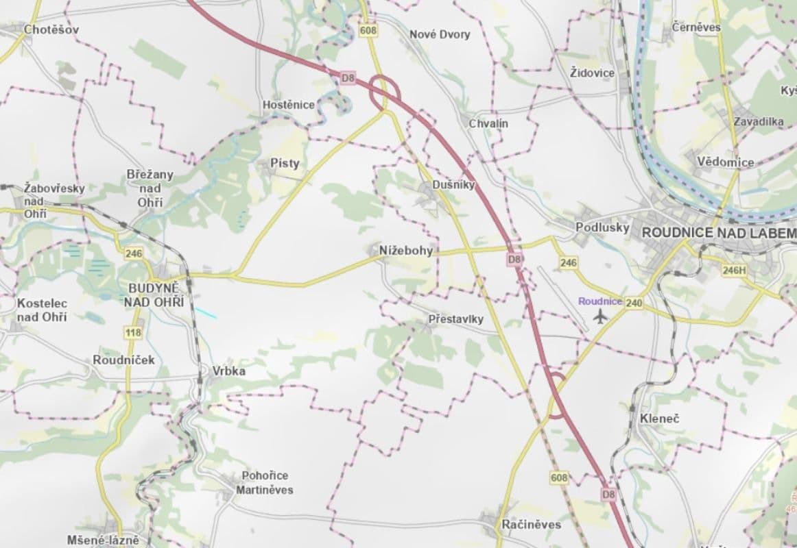 plot for sale, 4,910 m², Budyně nad Ohří, Ústecký Region plot for sale, 4,910 m², Budyně nad Ohří, Ústecký Region