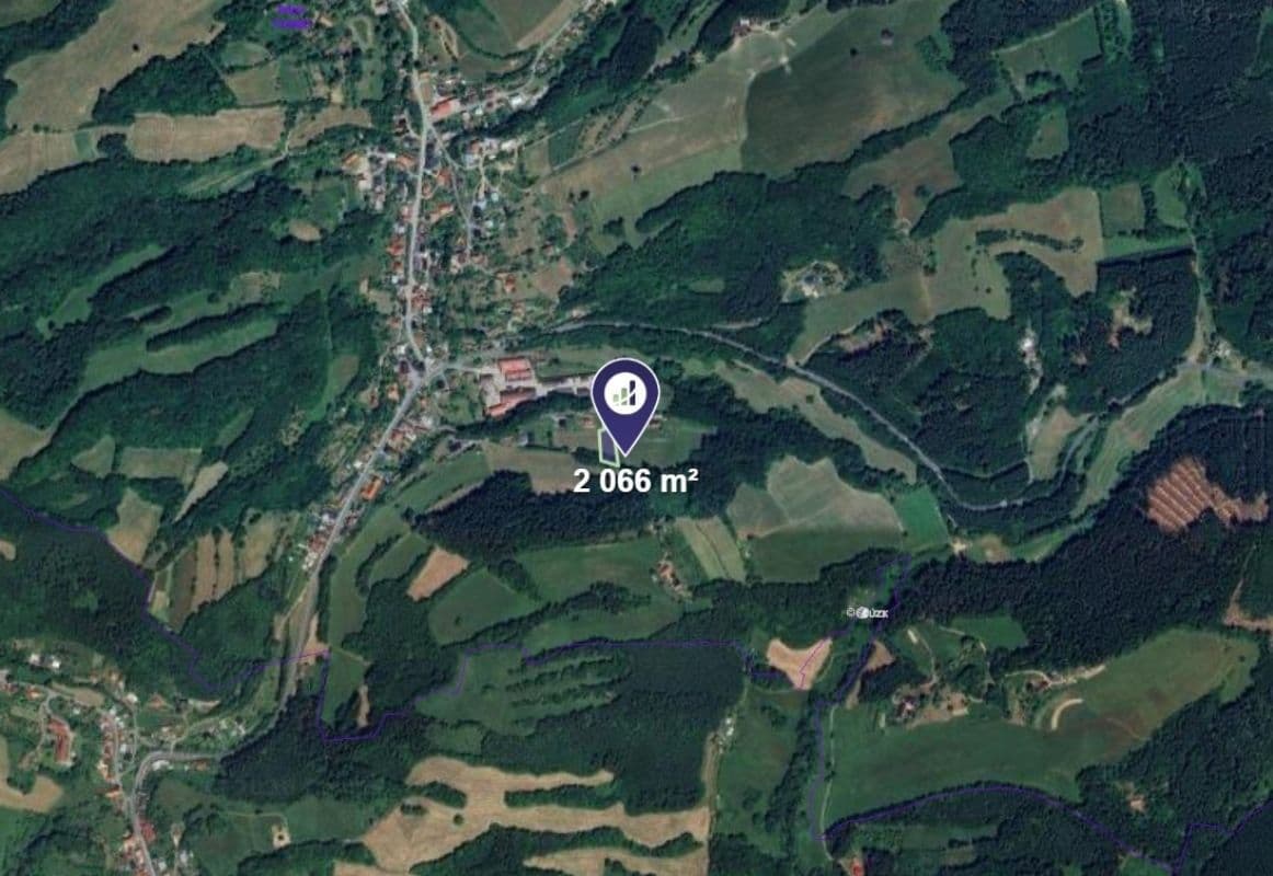 plot for sale, 2,066 m², Prlov, Zlínský Region plot for sale, 2,066 m², Prlov, Zlínský Region