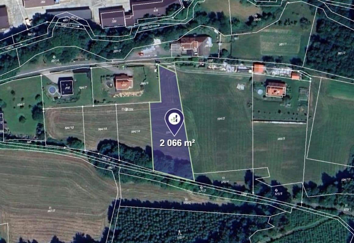 plot for sale, 2,066 m², Prlov, Zlínský Region plot for sale, 2,066 m², Prlov, Zlínský Region