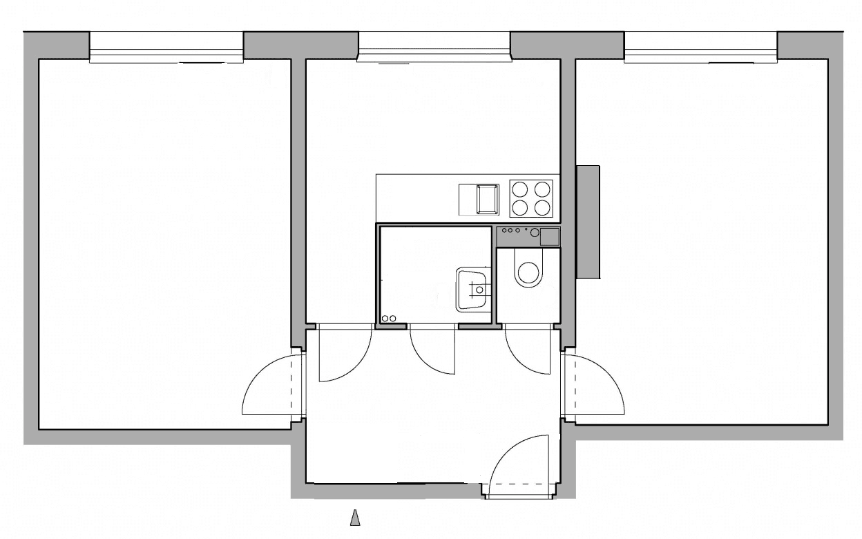2 bedroom flat to rent, 50 m², Borotín, Jihočeský Region 2 bedroom flat to rent, 50 m², Borotín, Jihočeský Region