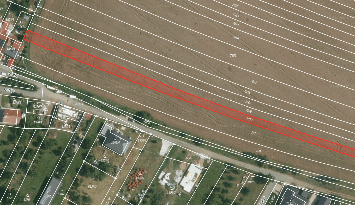 plot for sale, 2,121 m², Lhotská, Ostrožská Nová Ves, Zlínský Region plot for sale, 2,121 m², Lhotská, Ostrožská Nová Ves, Zlínský Region