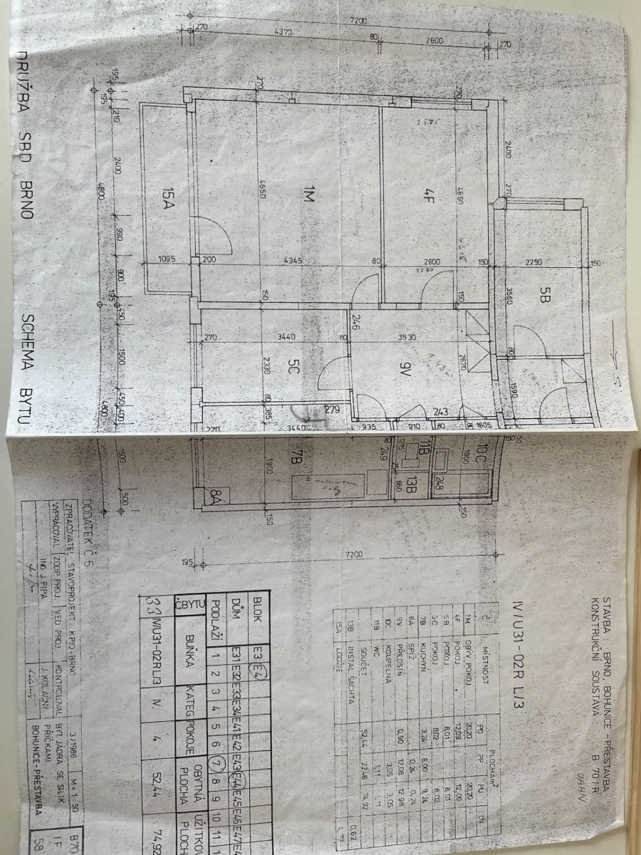 4 bedroom flat for sale, 75 m², Spodní, Brno, Jihomoravský Region 4 bedroom flat for sale, 75 m², Spodní, Brno, Jihomoravský Region