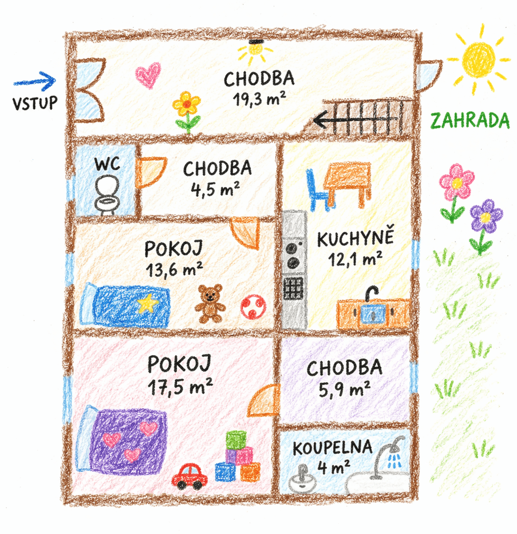 2 bedroom flat to rent, 57 m², Jundrovská, Brno, Jihomoravský Region 2 bedroom flat to rent, 57 m², Jundrovská, Brno, Jihomoravský Region