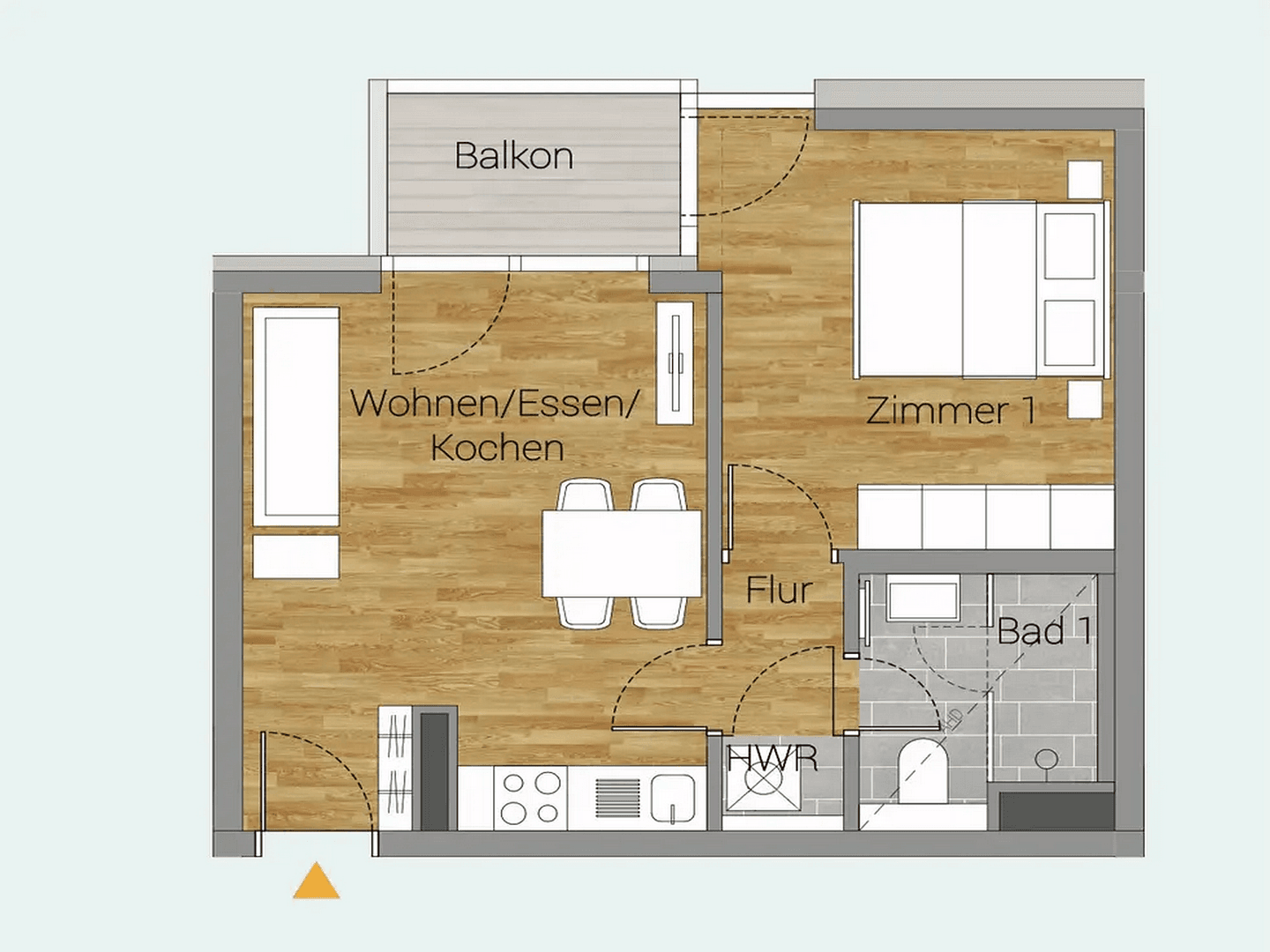 2 bedroom flat to rent, 53 m², Berlin, Berlin 2 bedroom flat to rent, 53 m², Berlin, Berlin