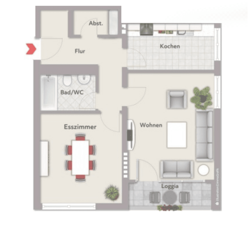 1 bedroom with open-plan kitchen flat to rent, 59 m², Horstmarerstraße 13, Dortmund, North Rhine-Westphalia 1 bedroom with open-plan kitchen flat to rent, 59 m², Horstmarerstraße 13, Dortmund, North Rhine-Westphalia