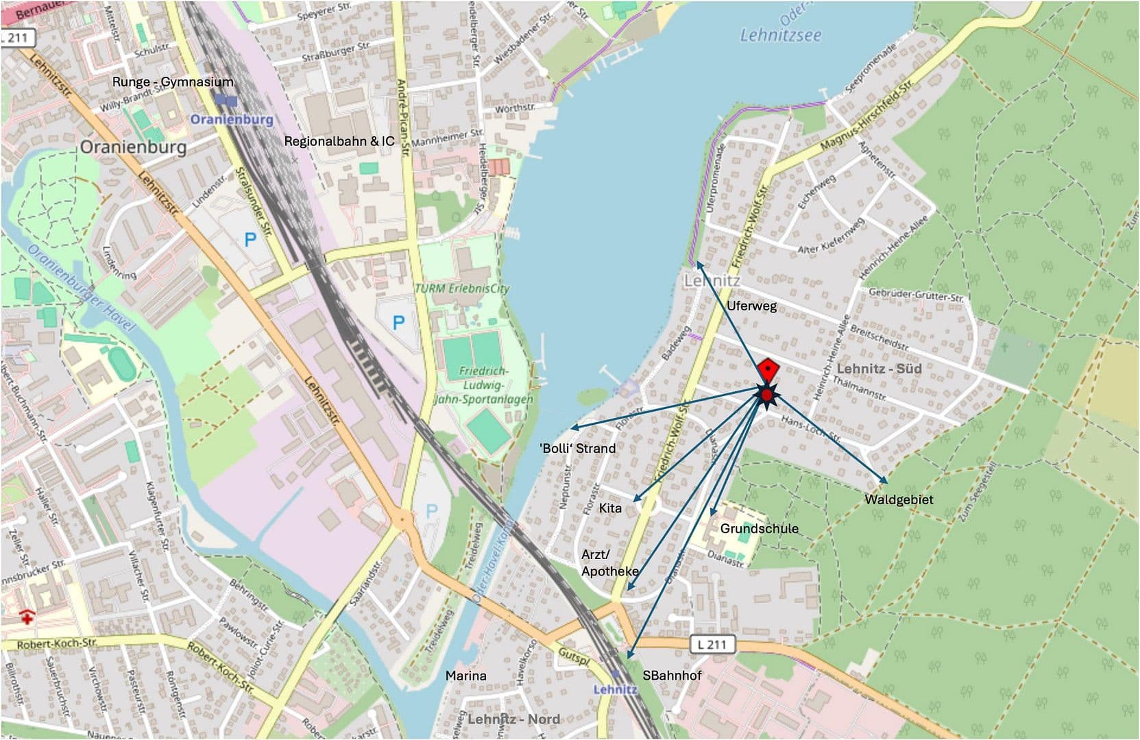 plot for sale, 537 m², Hans-Loch-Strasse 10, Oranienburg, Brandenburg plot for sale, 537 m², Hans-Loch-Strasse 10, Oranienburg, Brandenburg