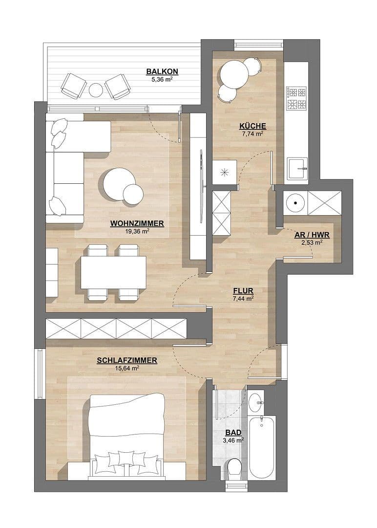 2 bedroom flat for sale, 59 m², Erlanger Straße 47, Fürth, Bavaria 2 bedroom flat for sale, 59 m², Erlanger Straße 47, Fürth, Bavaria