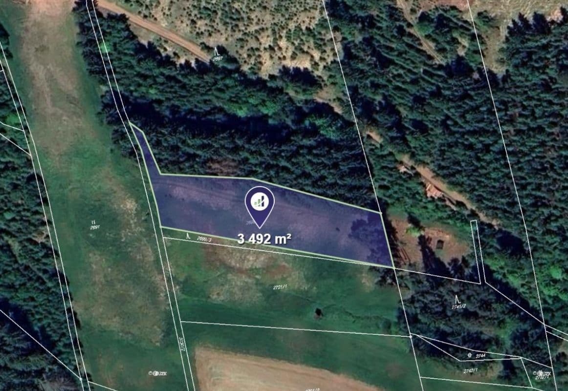 plot for sale, 3,492 m², Čistá u Horek, Liberecký Region plot for sale, 3,492 m², Čistá u Horek, Liberecký Region