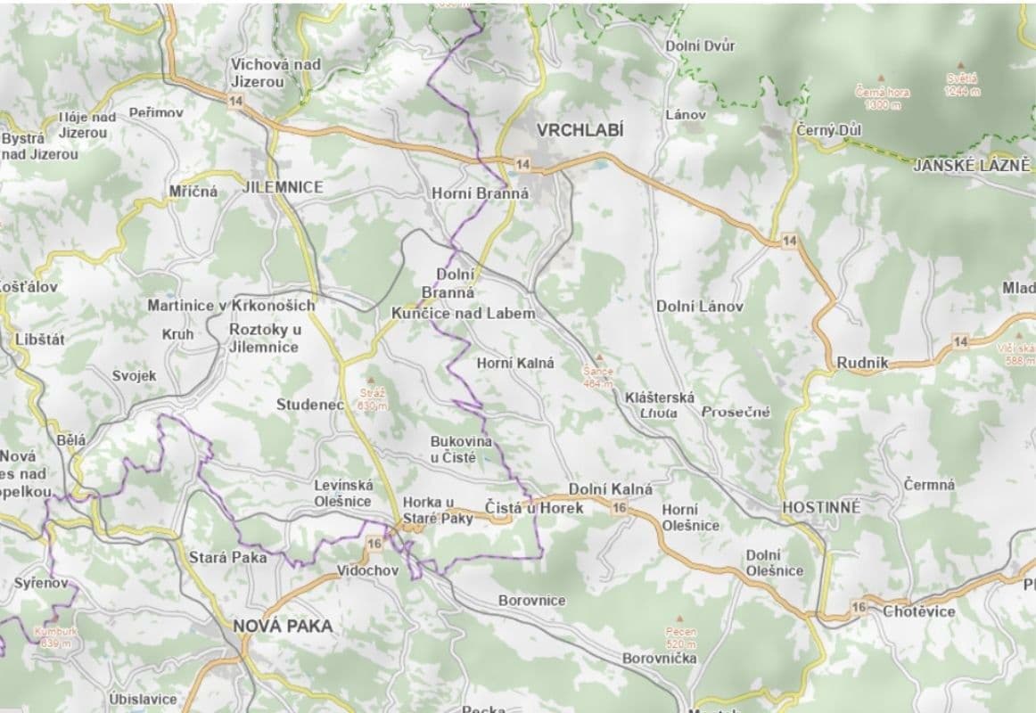 plot for sale, 3,492 m², Čistá u Horek, Liberecký Region plot for sale, 3,492 m², Čistá u Horek, Liberecký Region
