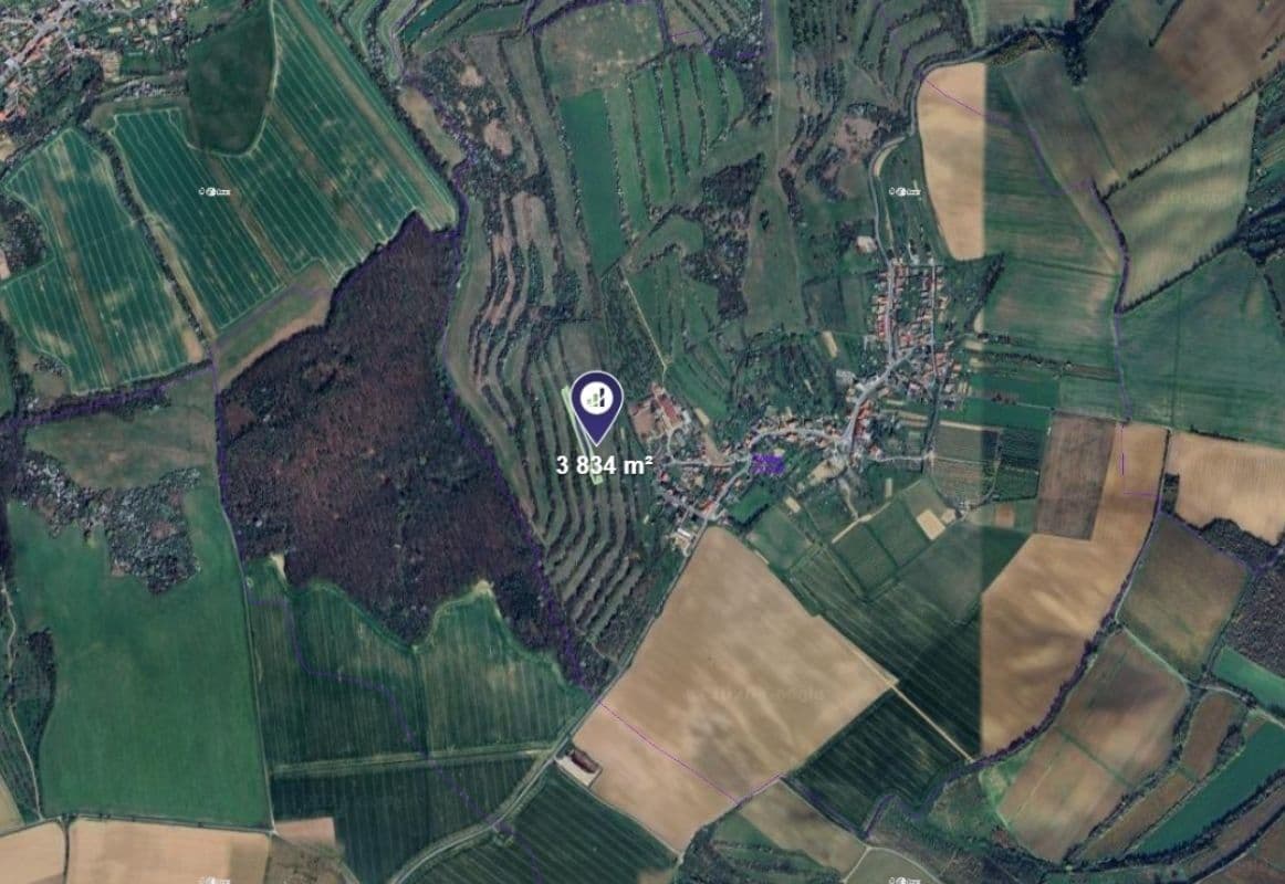 plot for sale, 3,834 m², Tučapy, Zlínský Region plot for sale, 3,834 m², Tučapy, Zlínský Region