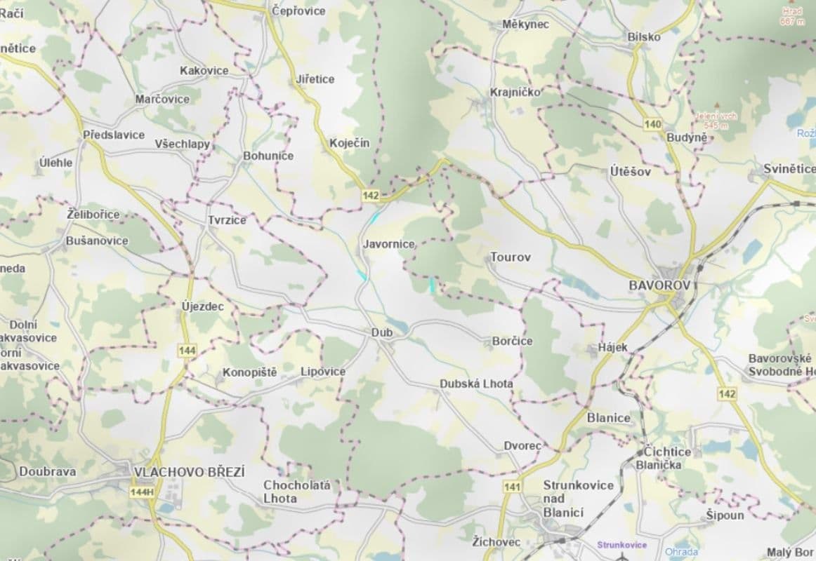 plot for sale, 18,336 m², Dub, Jihočeský Region plot for sale, 18,336 m², Dub, Jihočeský Region