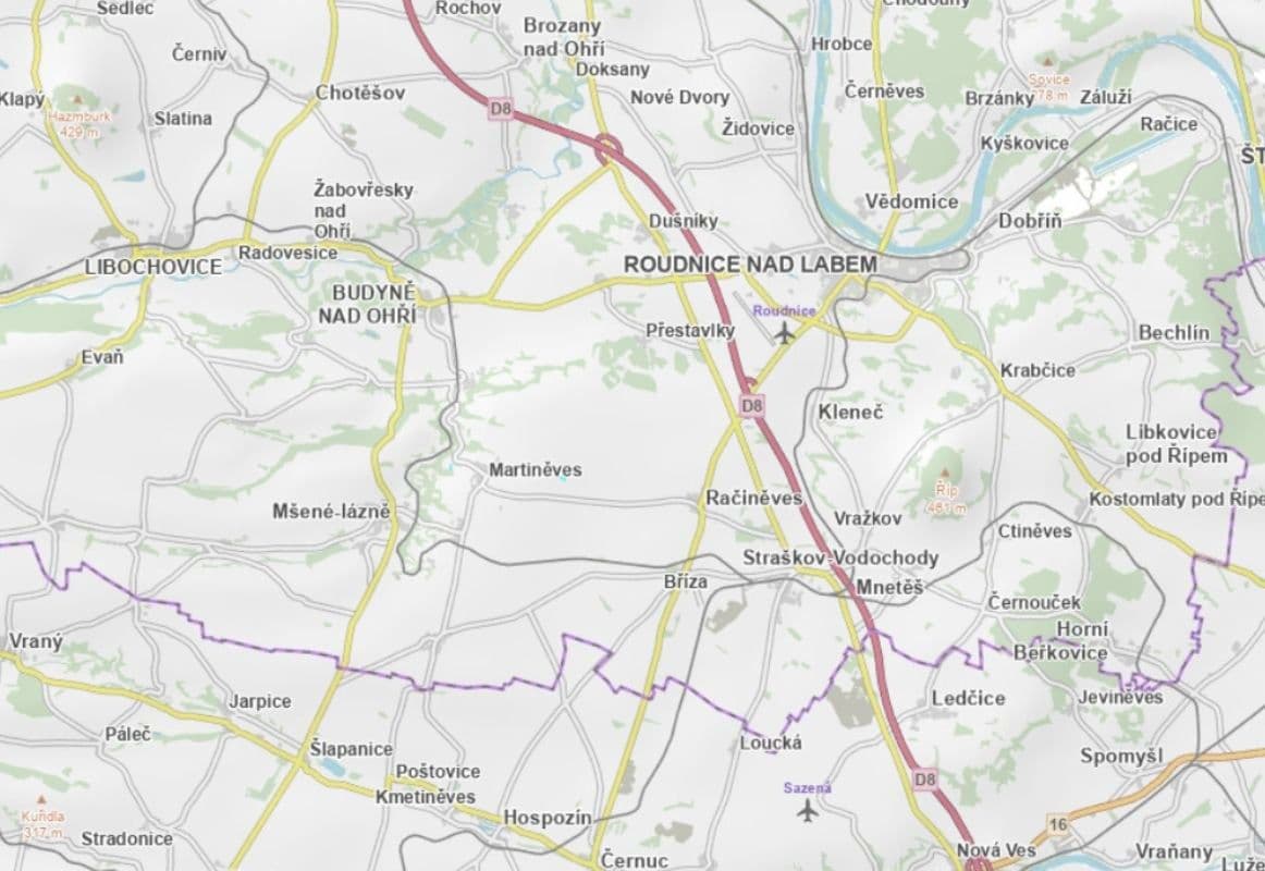 plot for sale, 1,168 m², Martiněves, Ústecký Region plot for sale, 1,168 m², Martiněves, Ústecký Region