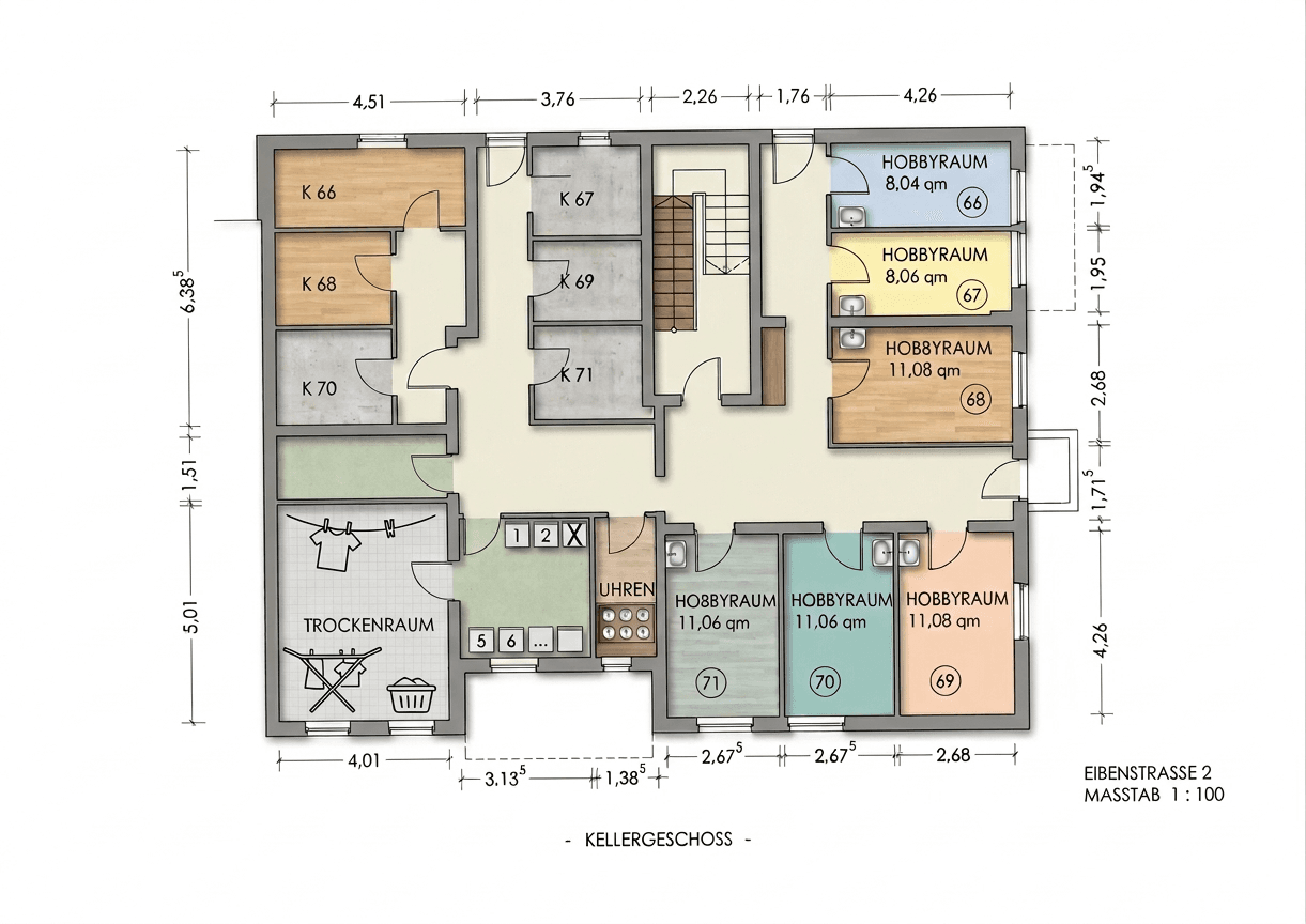 4 bedroom flat for sale, 88 m², Eibenstr. 2, Düsseldorf, North Rhine-Westphalia 4 bedroom flat for sale, 88 m², Eibenstr. 2, Düsseldorf, North Rhine-Westphalia