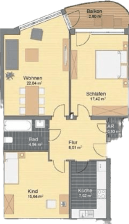 3 bedroom flat for sale, 80 m², Hamburg, Hamburg 3 bedroom flat for sale, 80 m², Hamburg, Hamburg