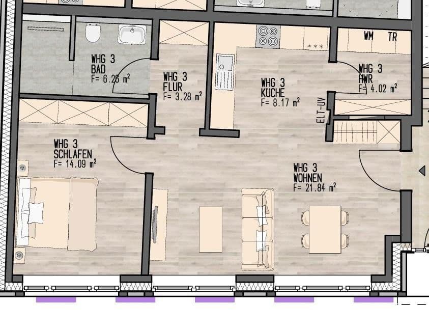 2 bedroom flat to rent, 57 m², Ledebourstraße 2-3, Diepholz, Lower Saxony 2 bedroom flat to rent, 57 m², Ledebourstraße 2-3, Diepholz, Lower Saxony