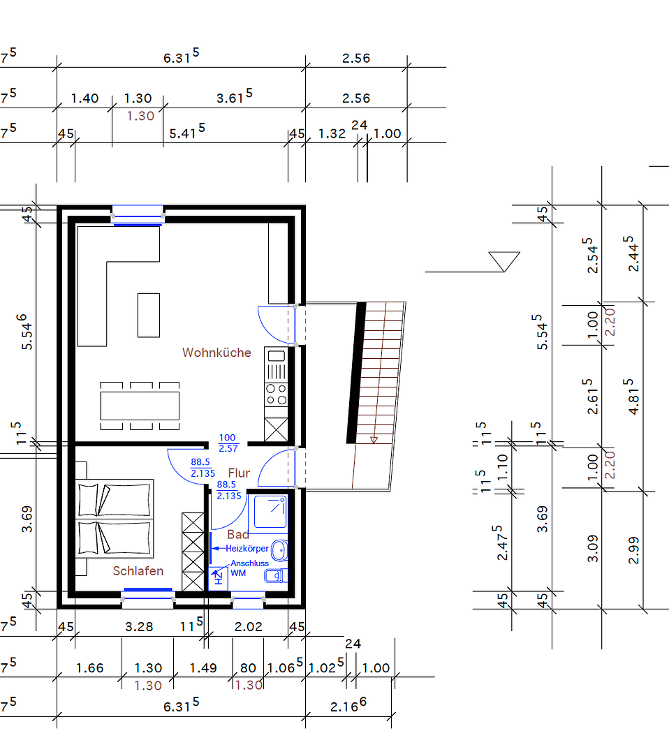 2 bedroom flat to rent, 54 m², Prahmweg 11, Nordhorn, Lower Saxony 2 bedroom flat to rent, 54 m², Prahmweg 11, Nordhorn, Lower Saxony