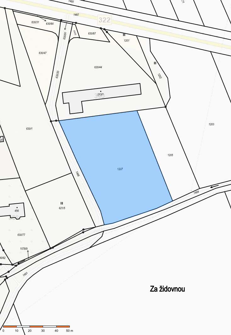 plot for sale, 4,409 m², Tři Dvory, Středočeský Region plot for sale, 4,409 m², Tři Dvory, Středočeský Region