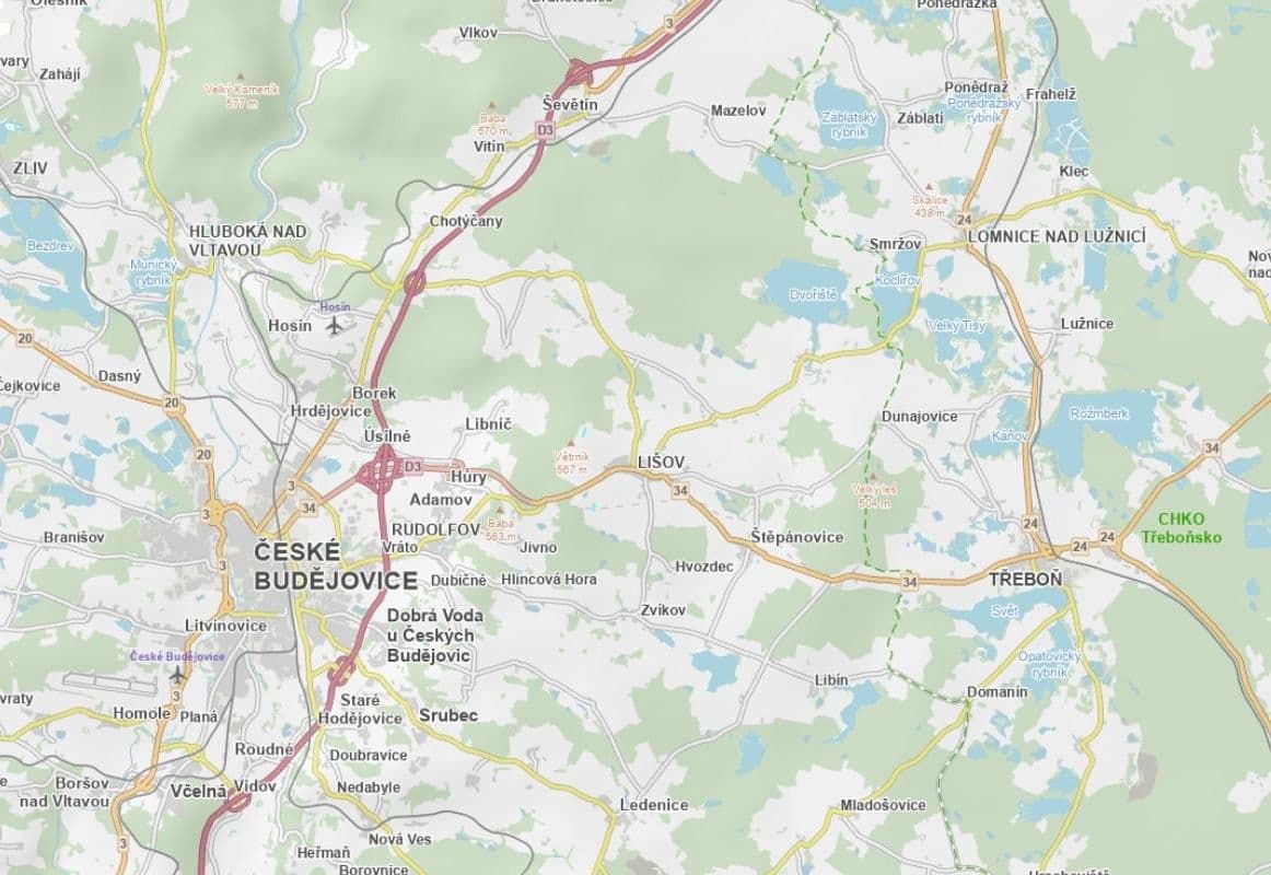 plot for sale, 1,309 m², Lišov, Jihočeský Region plot for sale, 1,309 m², Lišov, Jihočeský Region