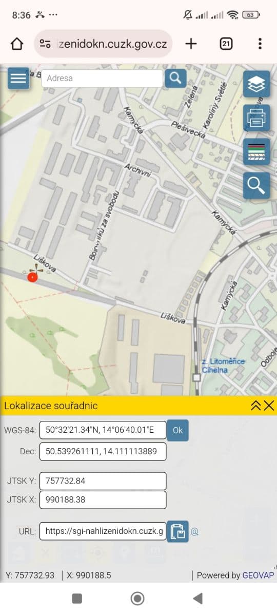 plot for sale, 888 m², Litoměřice, Ústecký Region plot for sale, 888 m², Litoměřice, Ústecký Region