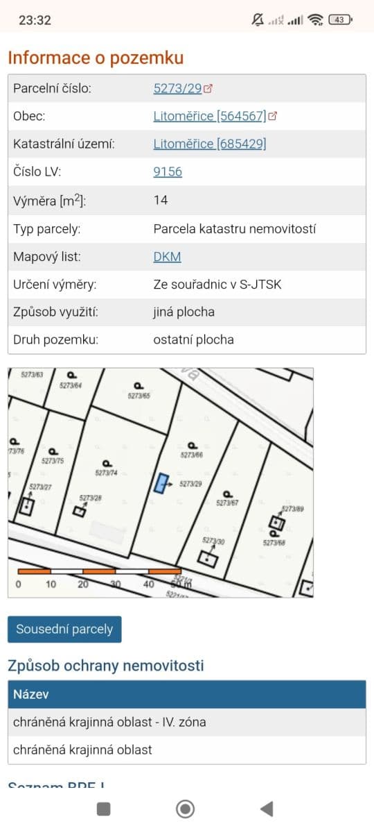 plot for sale, 888 m², Litoměřice, Ústecký Region plot for sale, 888 m², Litoměřice, Ústecký Region