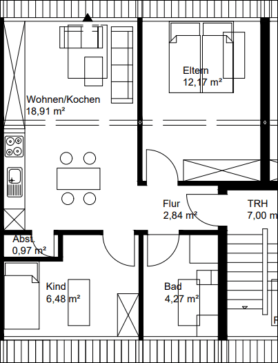 3 bedroom flat to rent, 46 m², Katerkampweg 46, Rheine, North Rhine-Westphalia 3 bedroom flat to rent, 46 m², Katerkampweg 46, Rheine, North Rhine-Westphalia