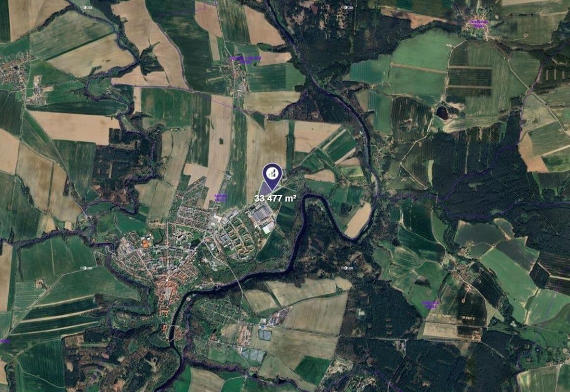 plot for sale, 33,477 m², Bechyně, Jihočeský Region plot for sale, 33,477 m², Bechyně, Jihočeský Region