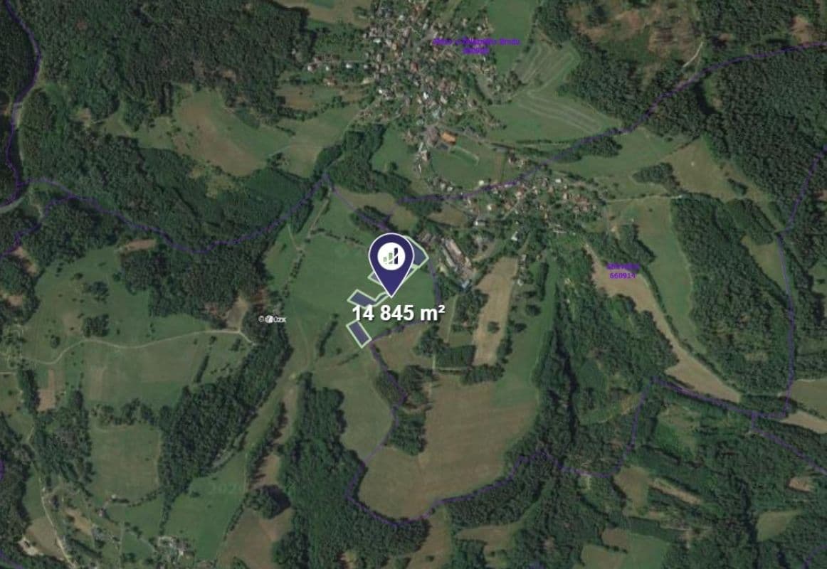 plot for sale, 2,474 m², Železný Brod, Liberecký Region plot for sale, 2,474 m², Železný Brod, Liberecký Region