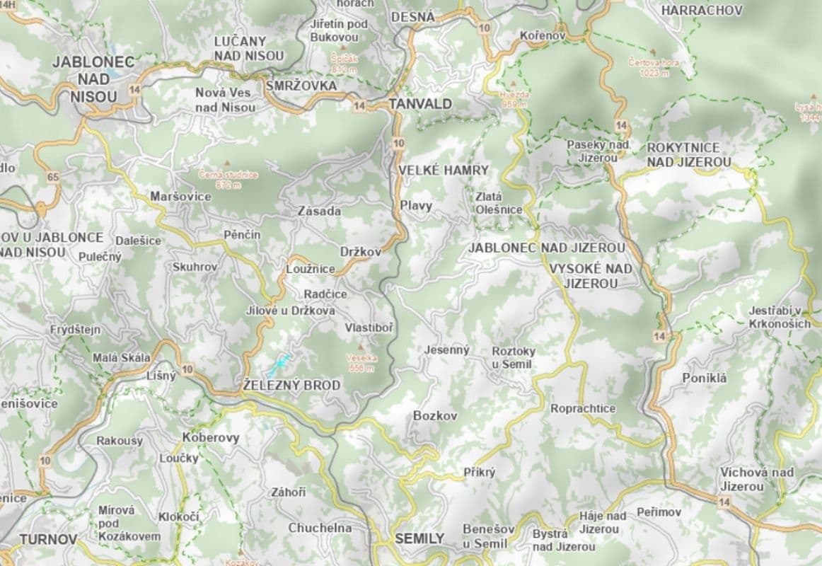 plot for sale, 4,014 m², Železný Brod, Liberecký Region plot for sale, 4,014 m², Železný Brod, Liberecký Region