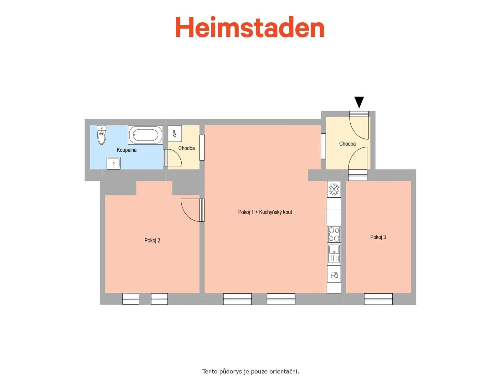 2 bedroom with open-plan kitchen flat to rent, 63 m², Porubská, Ostrava, Moravskoslezský Region 2 bedroom with open-plan kitchen flat to rent, 63 m², Porubská, Ostrava, Moravskoslezský Region
