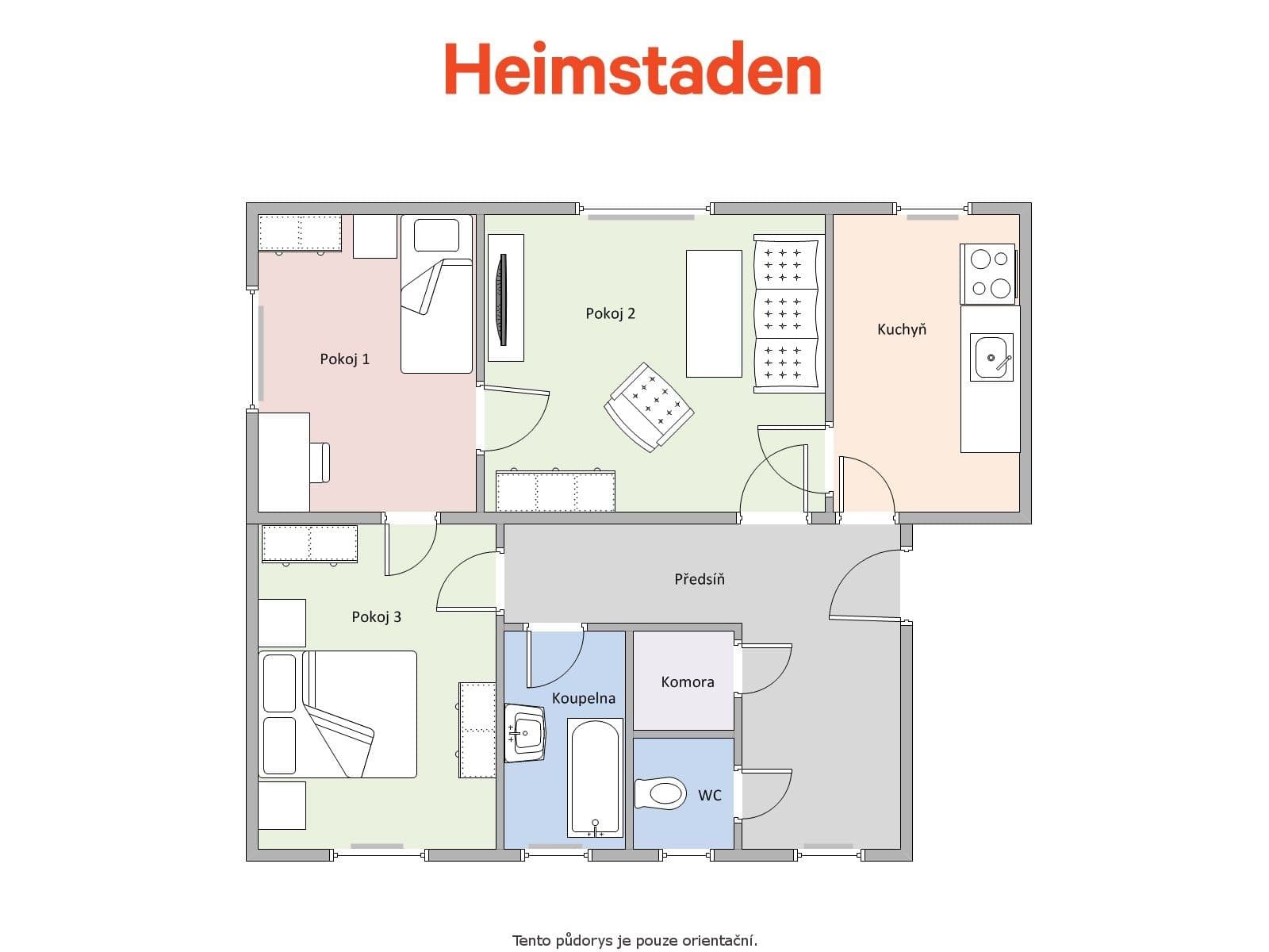 3 bedroom flat to rent, 69 m², U Dvoru, Ostrava, Moravskoslezský Region 3 bedroom flat to rent, 69 m², U Dvoru, Ostrava, Moravskoslezský Region