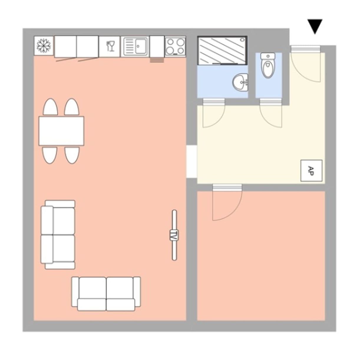 1 bedroom with open-plan kitchen flat to rent, 56 m², Alšova, Ostrava, Moravskoslezský Region 1 bedroom with open-plan kitchen flat to rent, 56 m², Alšova, Ostrava, Moravskoslezský Region