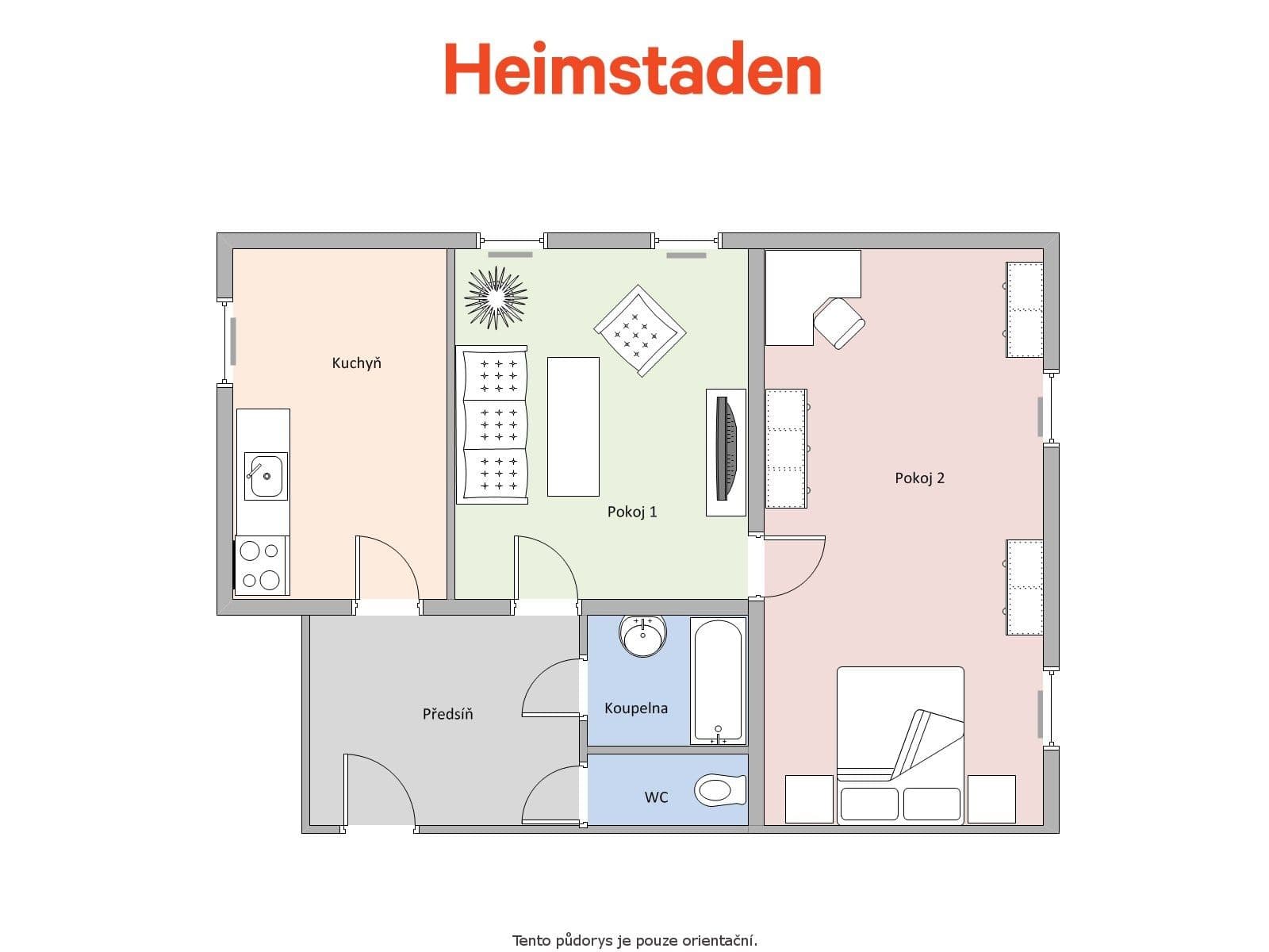 1 bedroom with open-plan kitchen flat to rent, 48 m², Gustava Klimenta, Ostrava, Moravskoslezský Region 1 bedroom with open-plan kitchen flat to rent, 48 m², Gustava Klimenta, Ostrava, Moravskoslezský Region