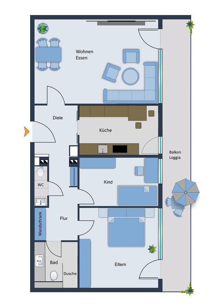 3 bedroom flat for sale, 95 m², Saarbrücken, Saarland 3 bedroom flat for sale, 95 m², Saarbrücken, Saarland