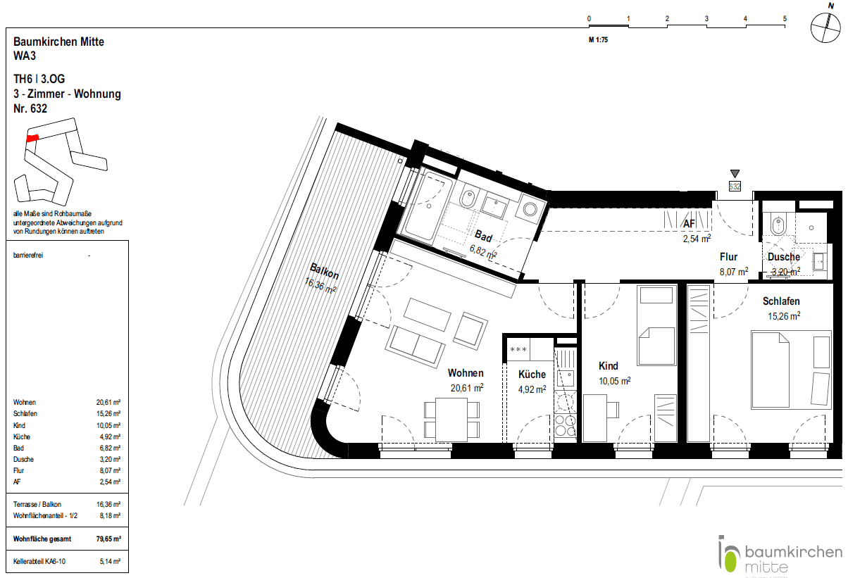3 bedroom flat to rent, 80 m², Hermann-Weihnhauser-Str. 70, München, Bavaria 3 bedroom flat to rent, 80 m², Hermann-Weihnhauser-Str. 70, München, Bavaria