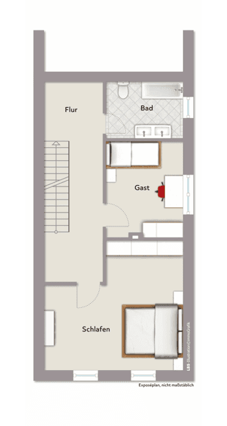 4 bedroom flat to rent, 137 m², Hauptstr. 34, Helmstedt, Lower Saxony 4 bedroom flat to rent, 137 m², Hauptstr. 34, Helmstedt, Lower Saxony