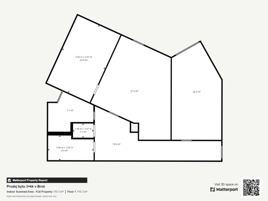2 bedroom with open-plan kitchen flat to rent, 109 m², Mojžíšova, Brno, Jihomoravský Region 2 bedroom with open-plan kitchen flat to rent, 109 m², Mojžíšova, Brno, Jihomoravský Region