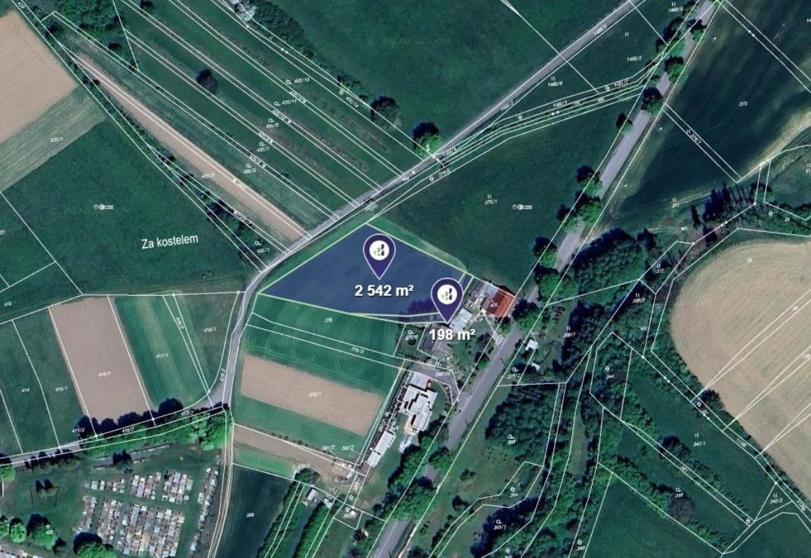 plot for sale, 2,740 m², Kamenice, Vysočina Region plot for sale, 2,740 m², Kamenice, Vysočina Region