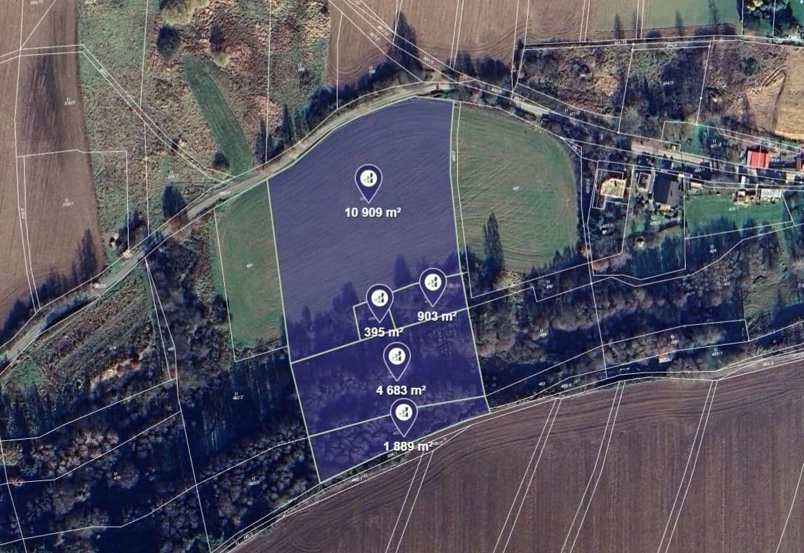 plot for sale, 18,779 m², Rančířov, Vysočina Region plot for sale, 18,779 m², Rančířov, Vysočina Region