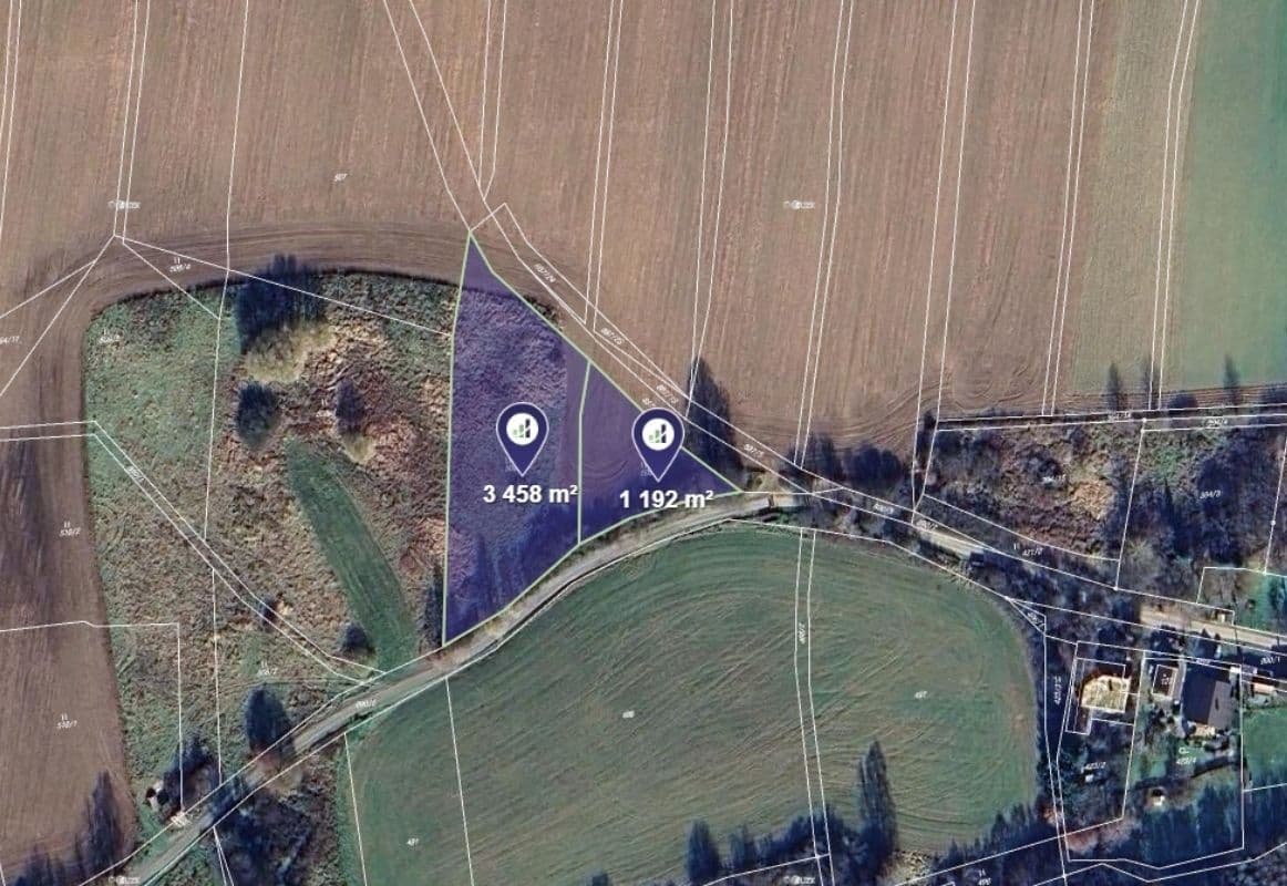 plot for sale, 4,650 m², Rančířov, Vysočina Region plot for sale, 4,650 m², Rančířov, Vysočina Region