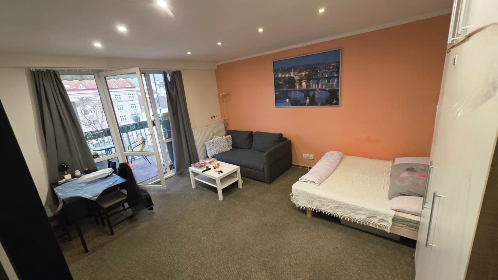 1 bedroom with open-plan kitchen flat to rent, 55 m², Dělnická, Prague, Prague 1 bedroom with open-plan kitchen flat to rent, 55 m², Dělnická, Prague, Prague