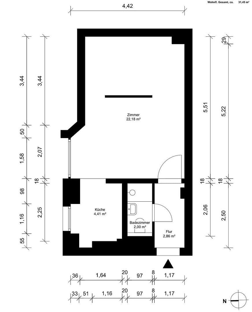 Studio flat for sale, 32 m², Berlin, Berlin Studio flat for sale, 32 m², Berlin, Berlin