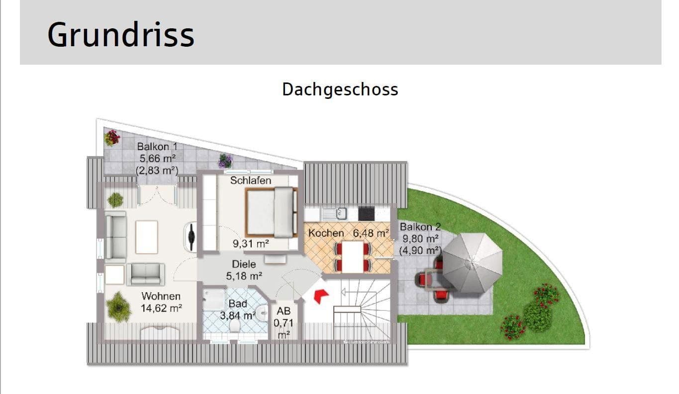 2 bedroom flat to rent, 48 m², Bad Kreuznach, Rhineland-Palatinate 2 bedroom flat to rent, 48 m², Bad Kreuznach, Rhineland-Palatinate