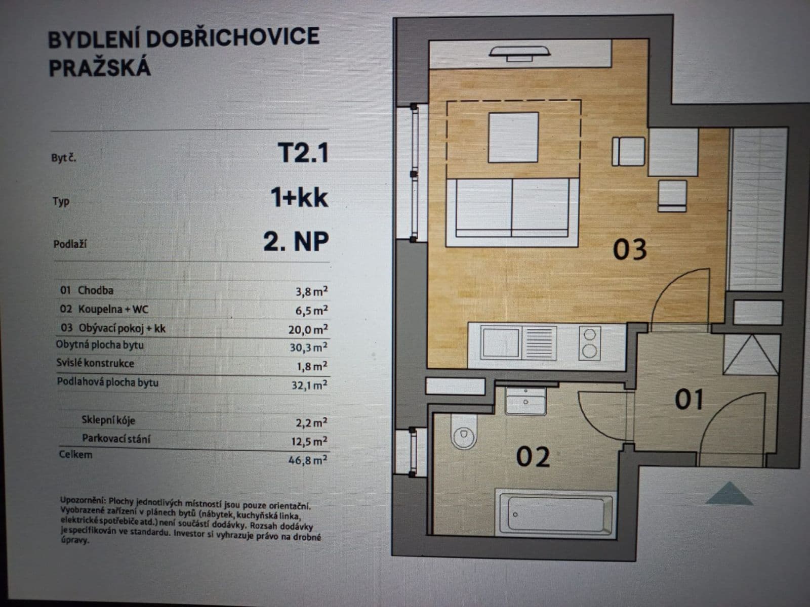 Studio flat to rent, 32 m², Randova, Dobřichovice, Středočeský Region Studio flat to rent, 32 m², Randova, Dobřichovice, Středočeský Region